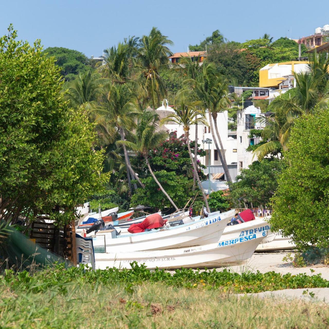 Nomad Beach House Hotell Puerto Escondido  Exteriör bild